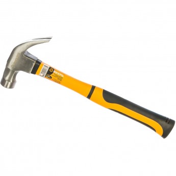 Молоток-гвоздодёр ВИХРЬ 450 гр фибергласс